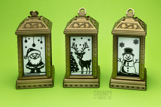 Flameless Tealight Christmas Lanterns