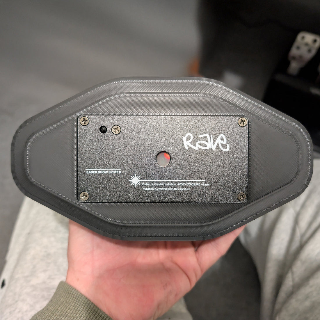 Custom laser module mount for limousine build