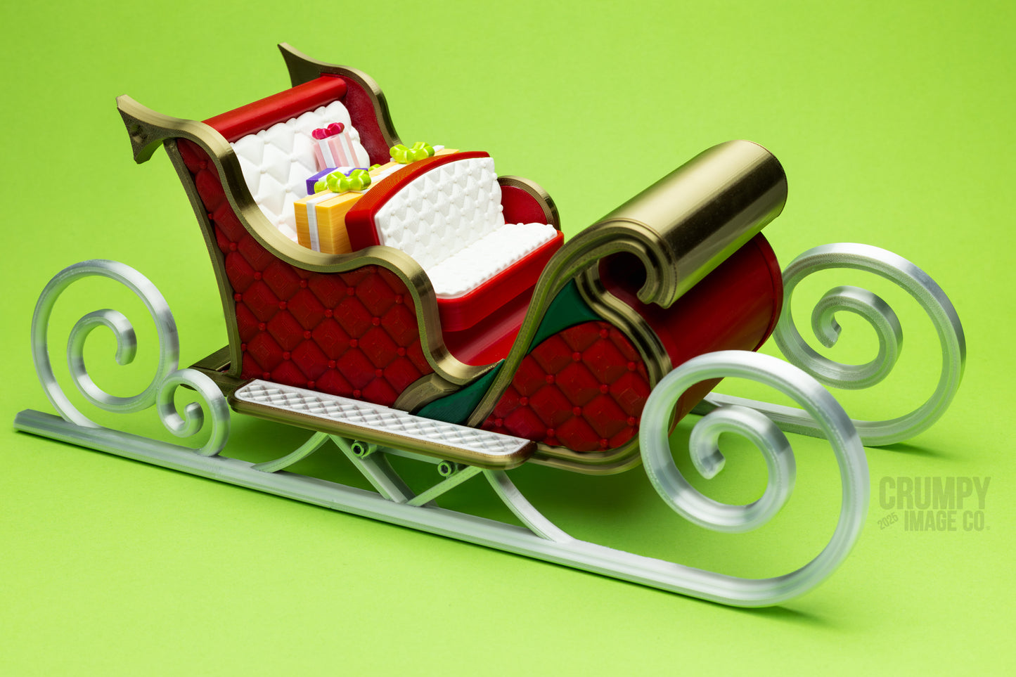 Santa Sleigh Ornament