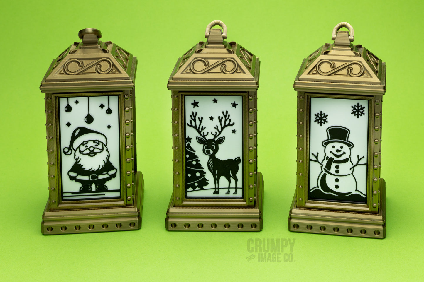 Flameless Tealight Christmas Lanterns