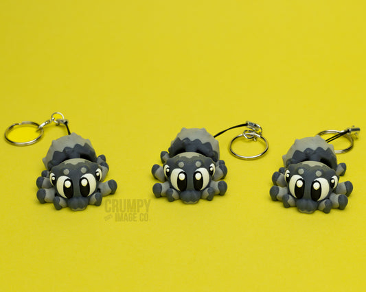 'Parker' The Flexi Jumping Spider Keychain