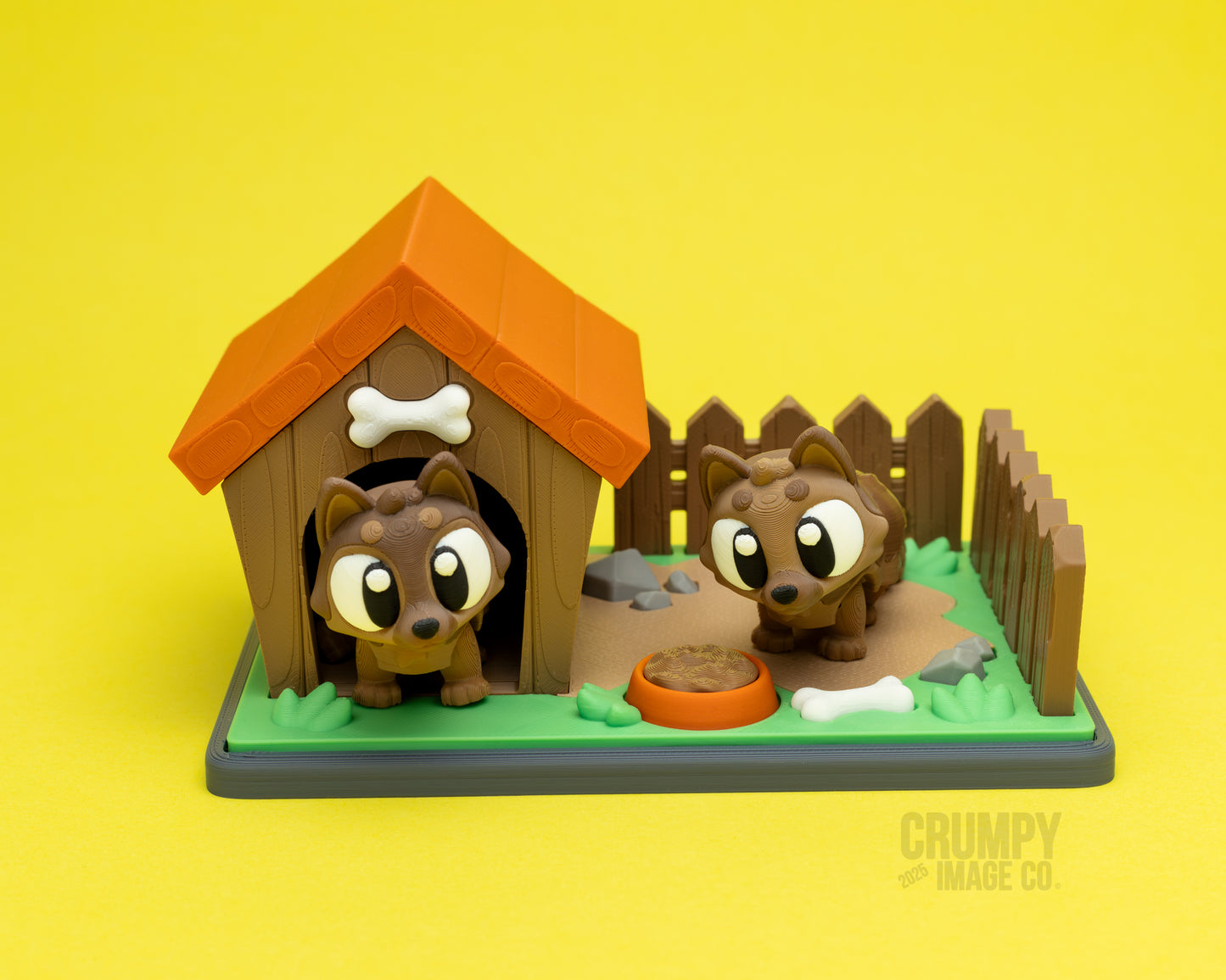 German Shepherd & Mini Backyard Playset