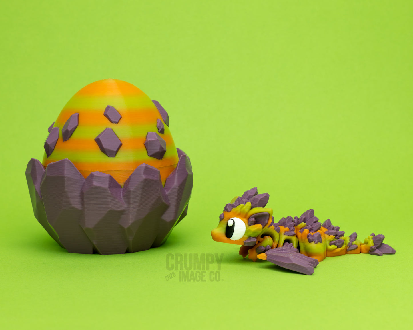 Crystal Mini Dragon and Egg