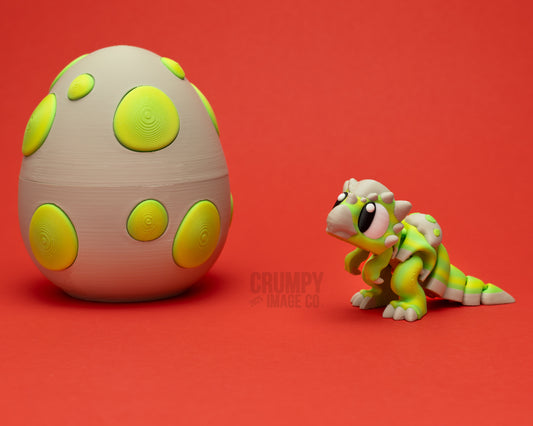 Baby Stygimoloch Dino and Egg