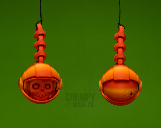 Skeleton Astronaut Keychain