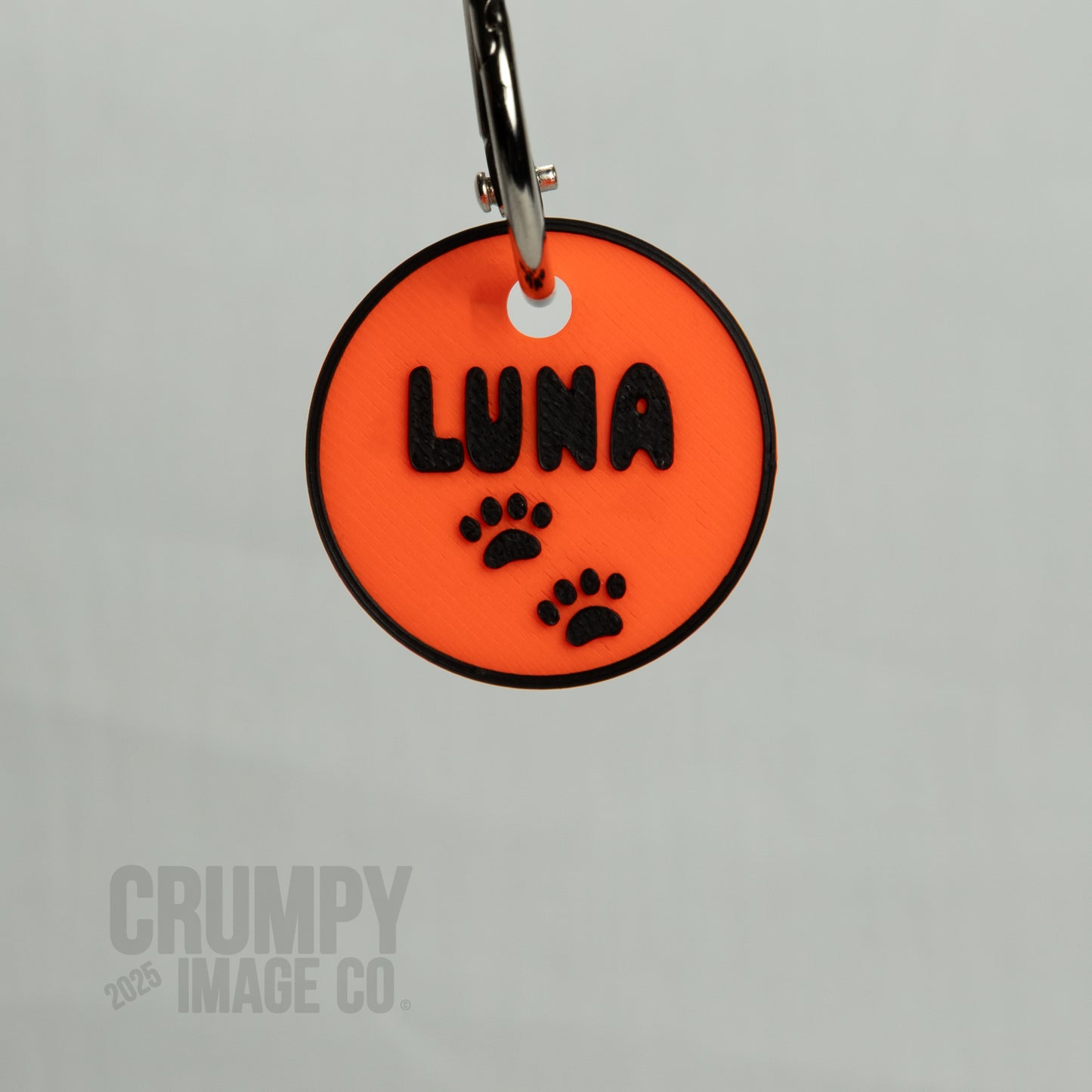 Personalised Dog Collar ID Tag (ROUND)