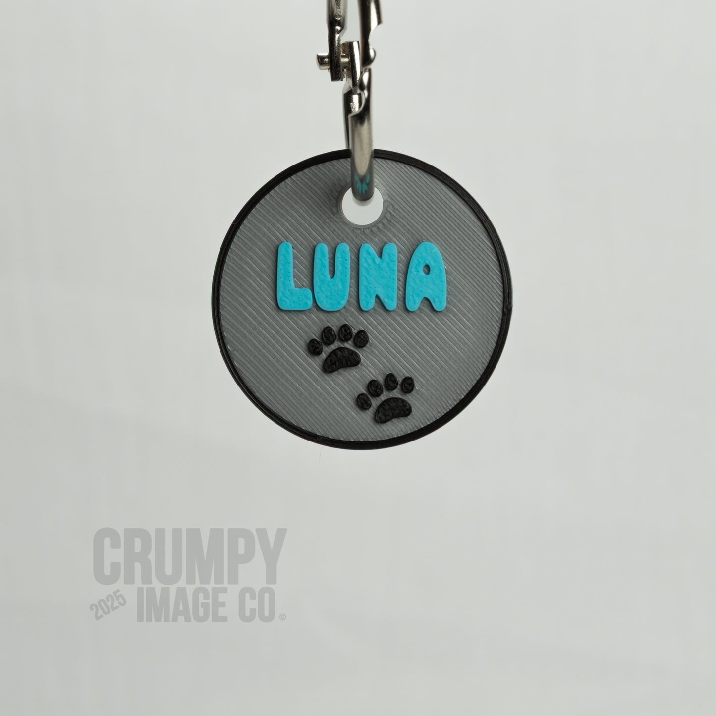 Personalised Dog Collar ID Tag (ROUND)