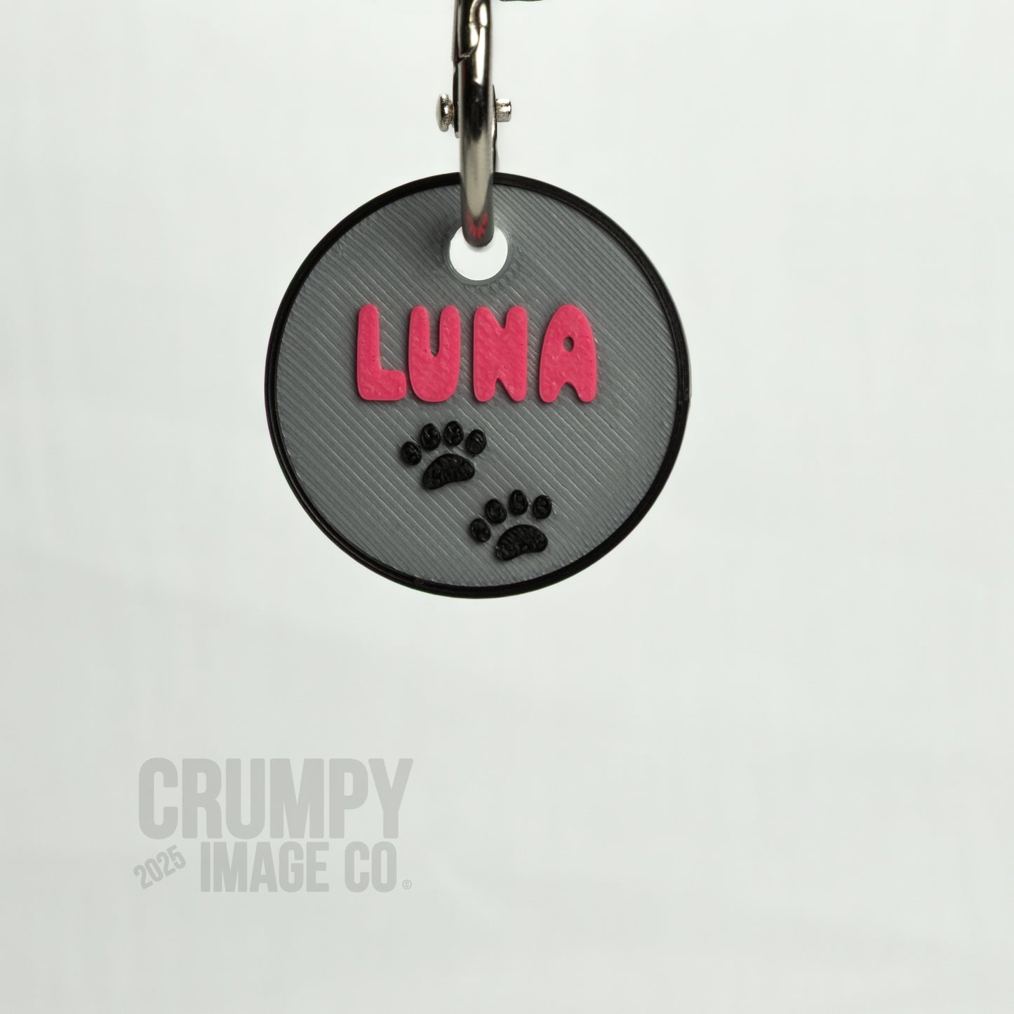 Personalised Dog Collar ID Tag (ROUND)