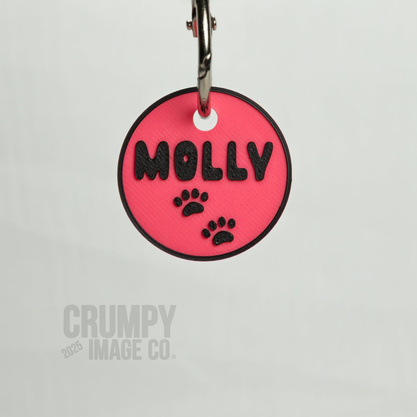 Personalised Dog Collar ID Tag (ROUND)