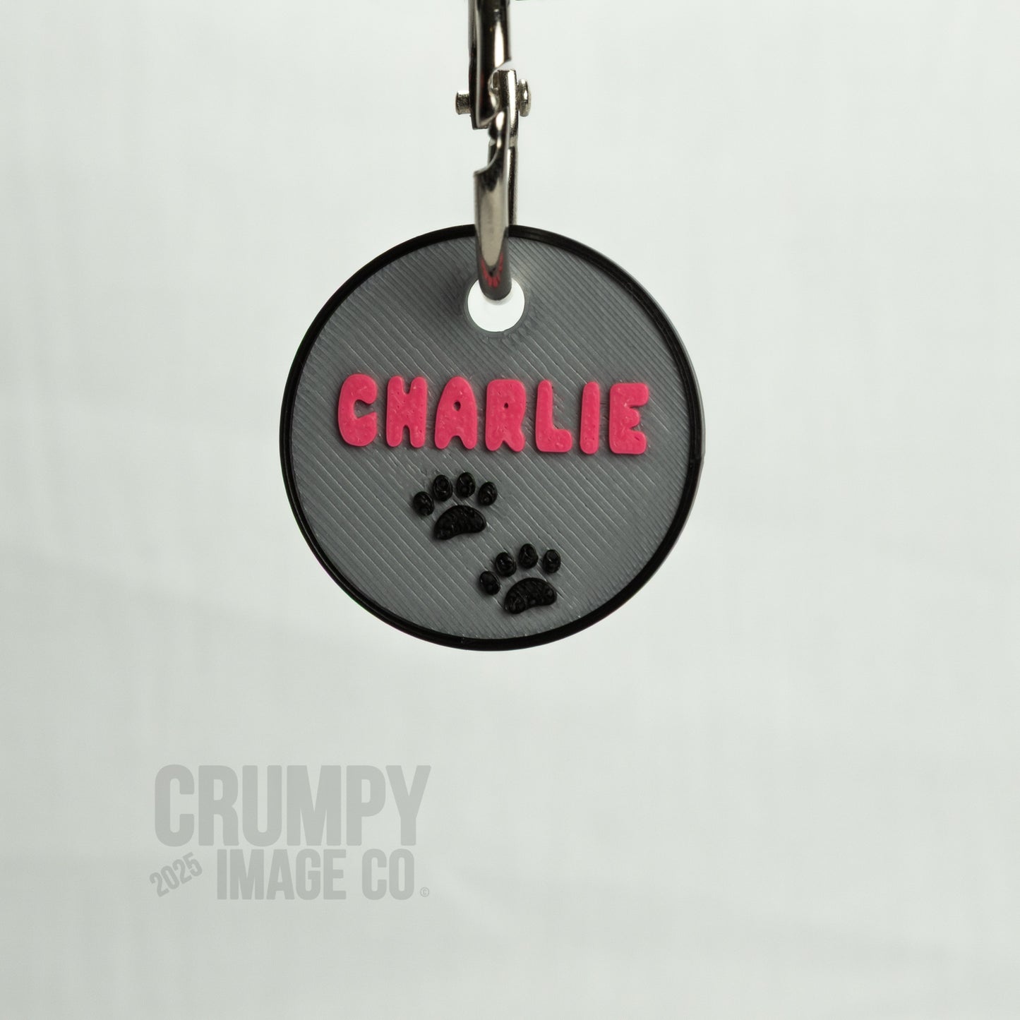 Personalised Dog Collar ID Tag (ROUND)