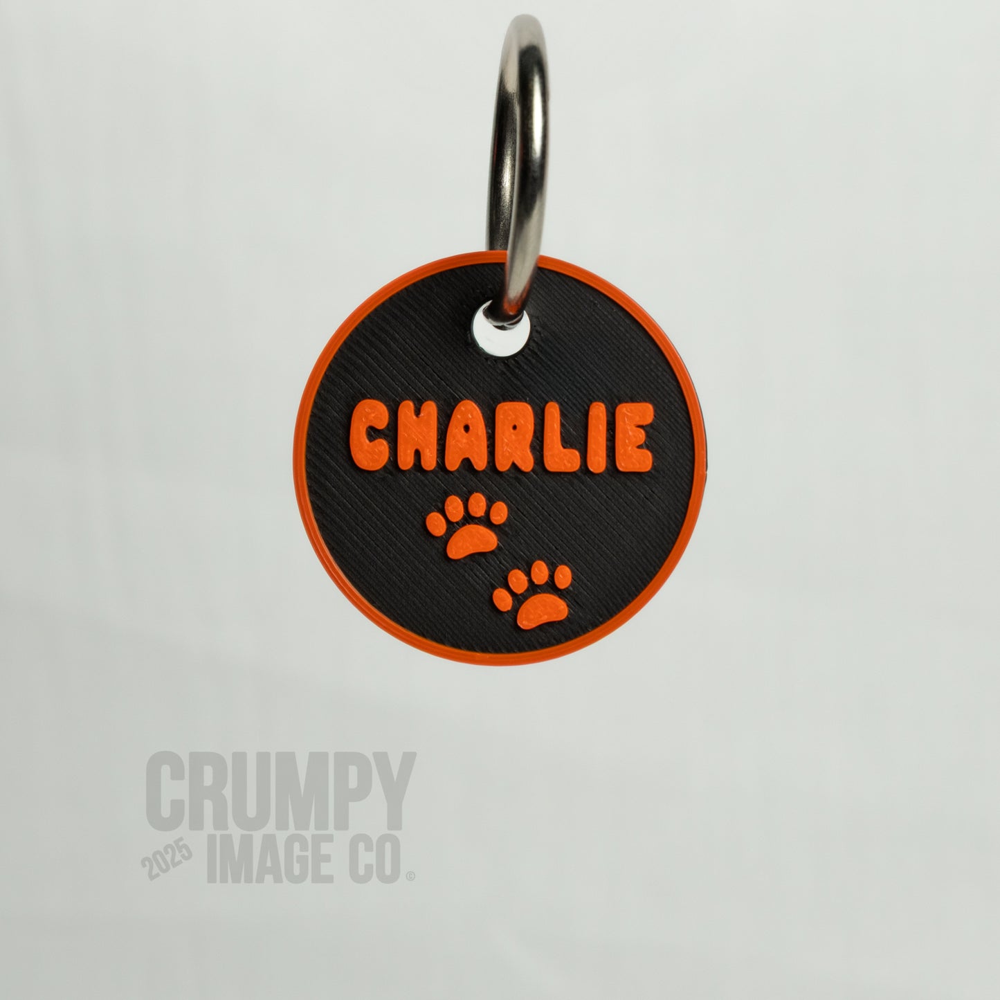 Personalised Dog Collar ID Tag (ROUND)