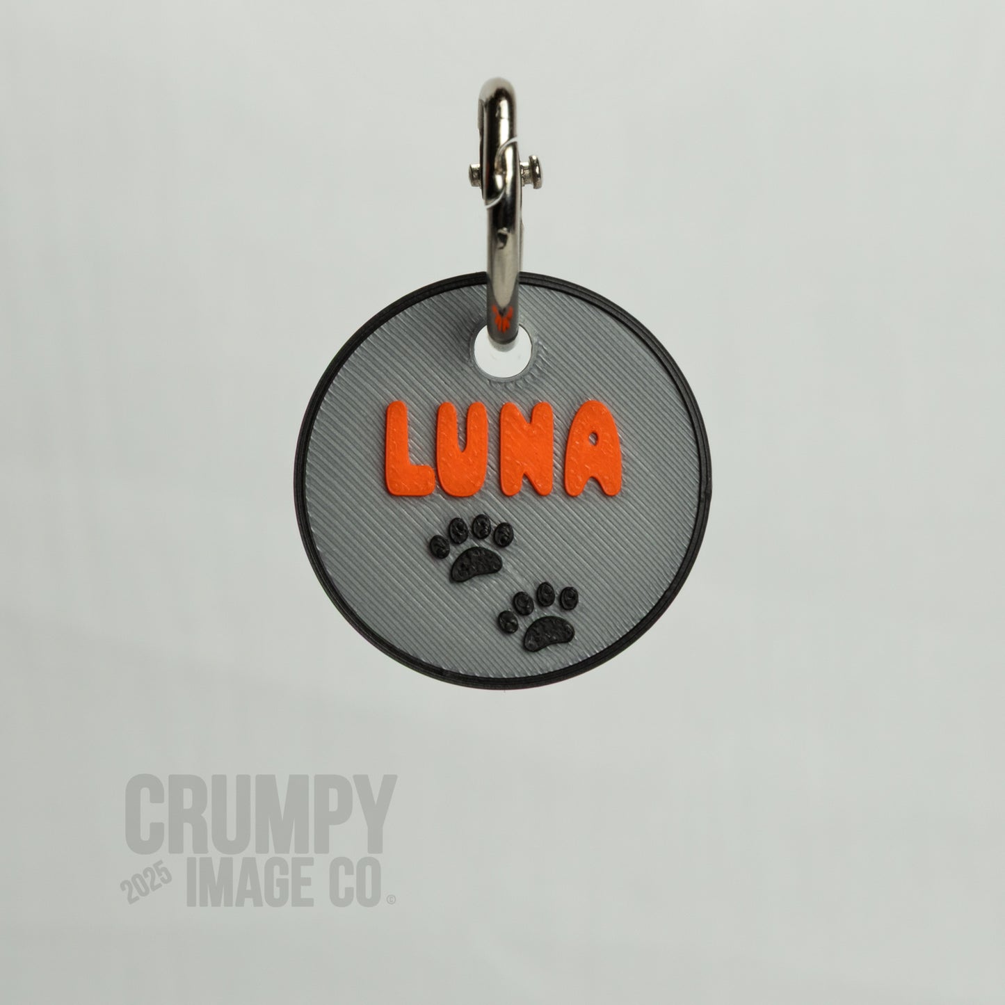 Personalised Dog Collar ID Tag (ROUND)
