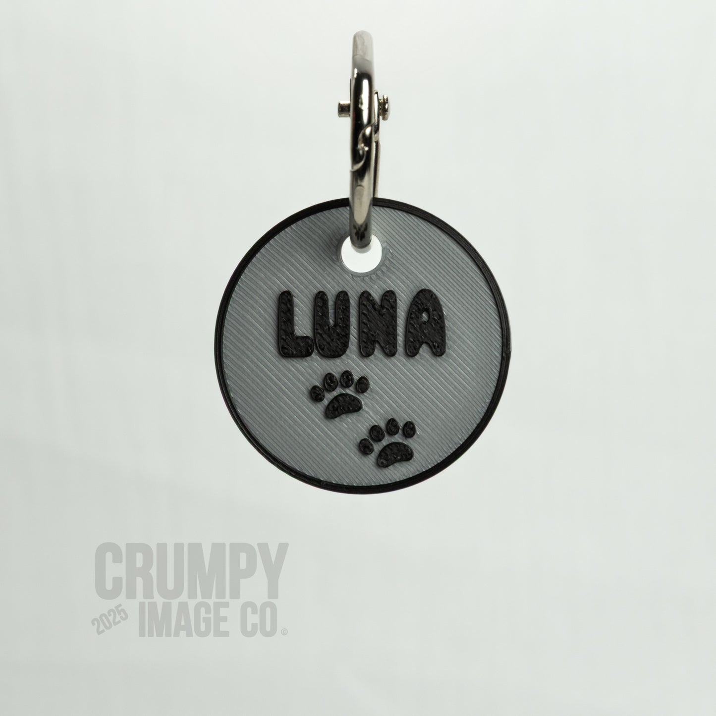 Personalised Dog Collar ID Tag (ROUND)