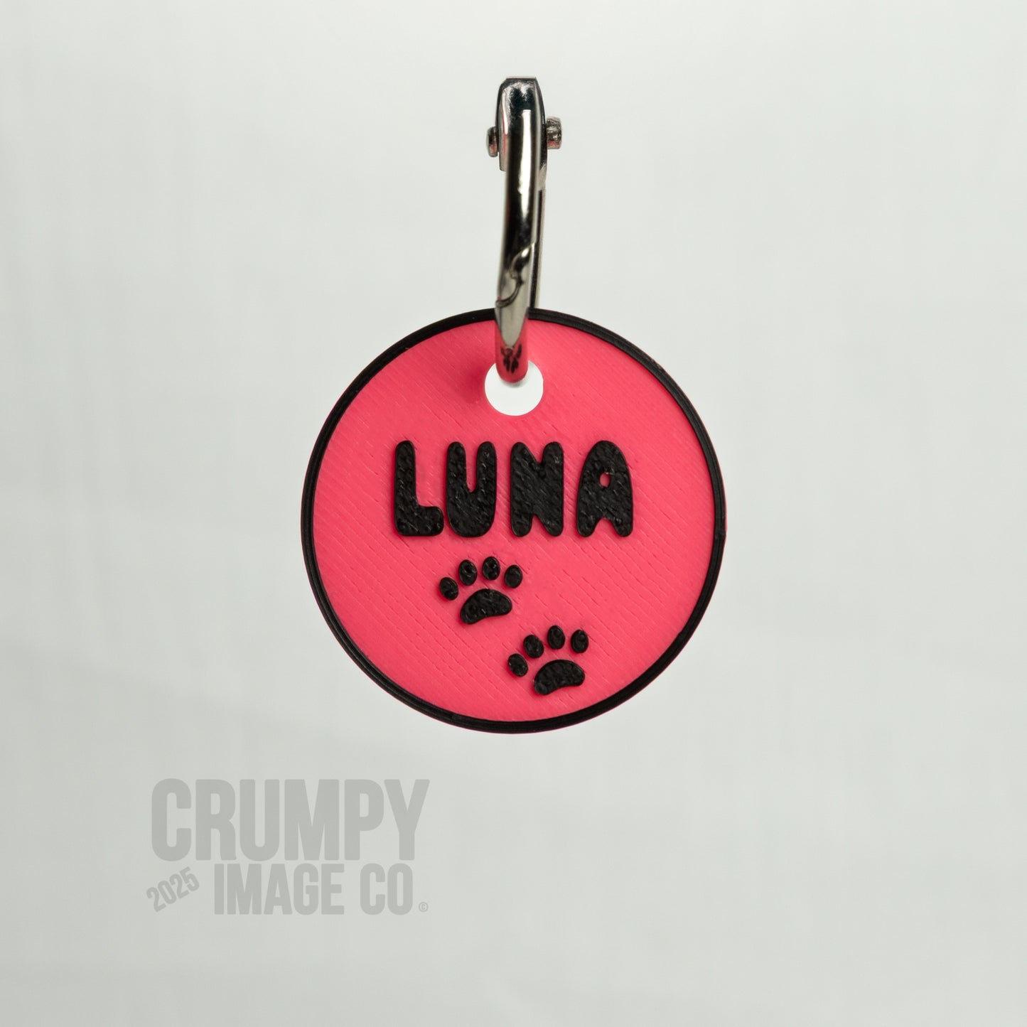 Personalised Dog Collar ID Tag (ROUND)