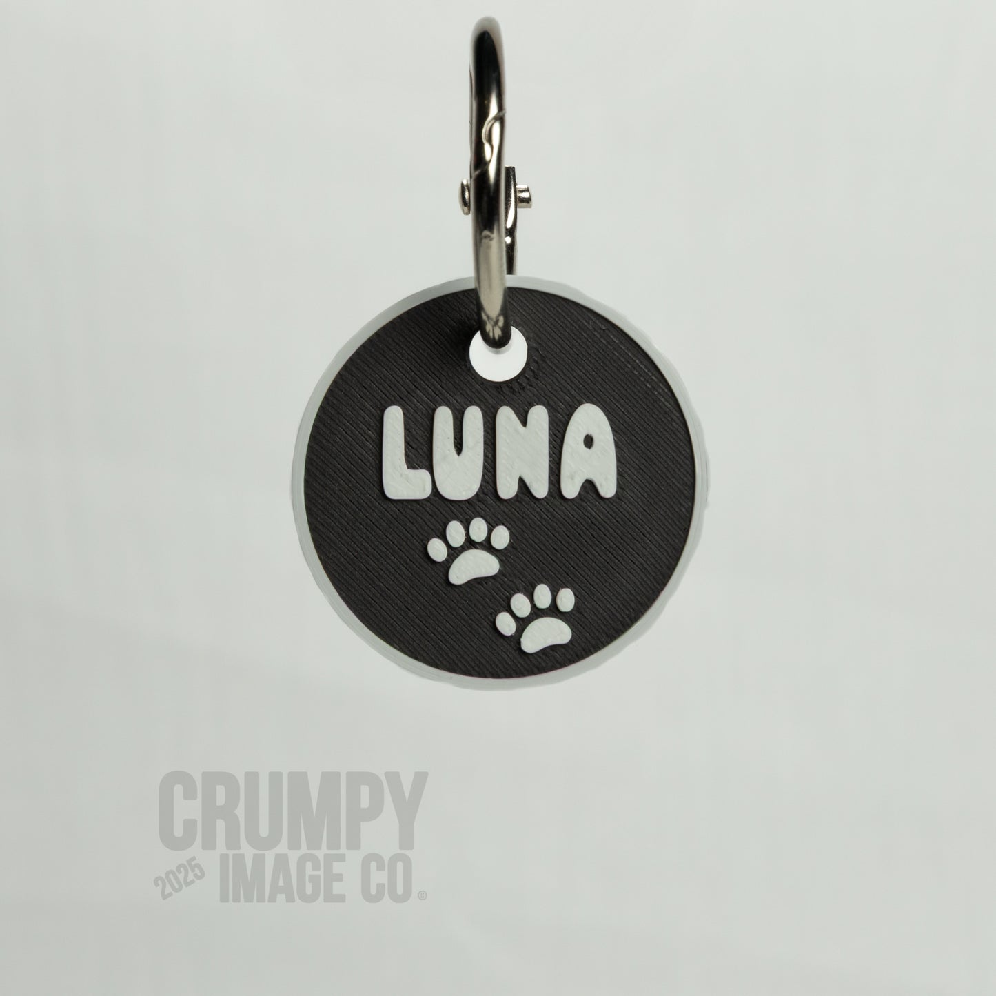 Personalised Dog Collar ID Tag (ROUND)