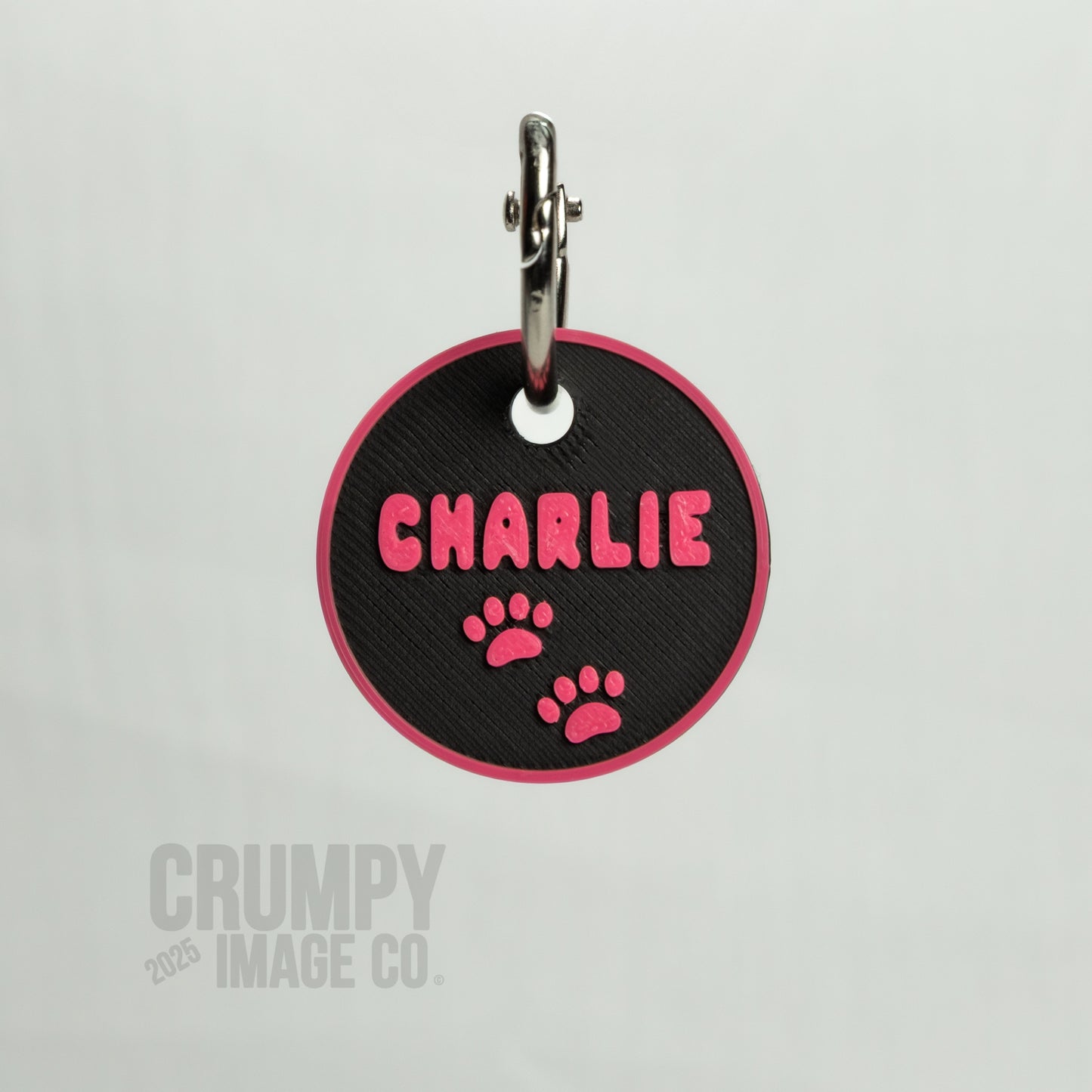 Personalised Dog Collar ID Tag (ROUND)