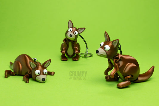 Kangaroo Keyring Keychain