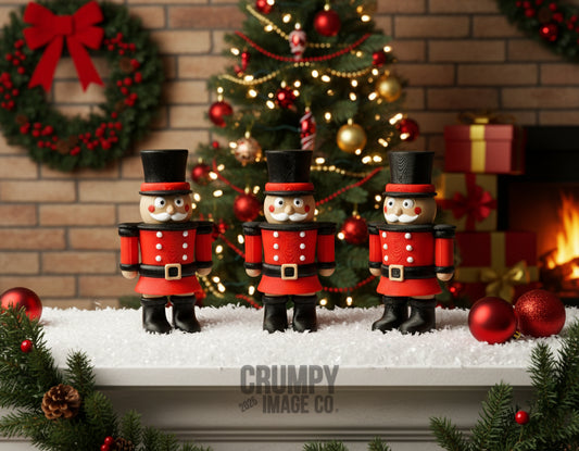 Cute Nutcracker Posable Ornaments