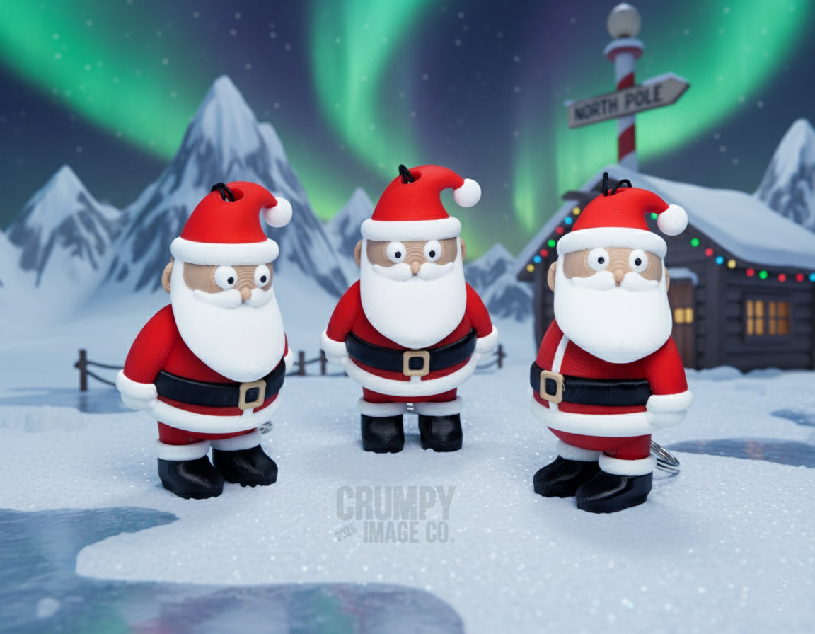 Santa Keychain